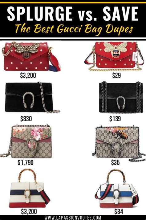 best gucci bag dupes|knock off Gucci crossbody bags.